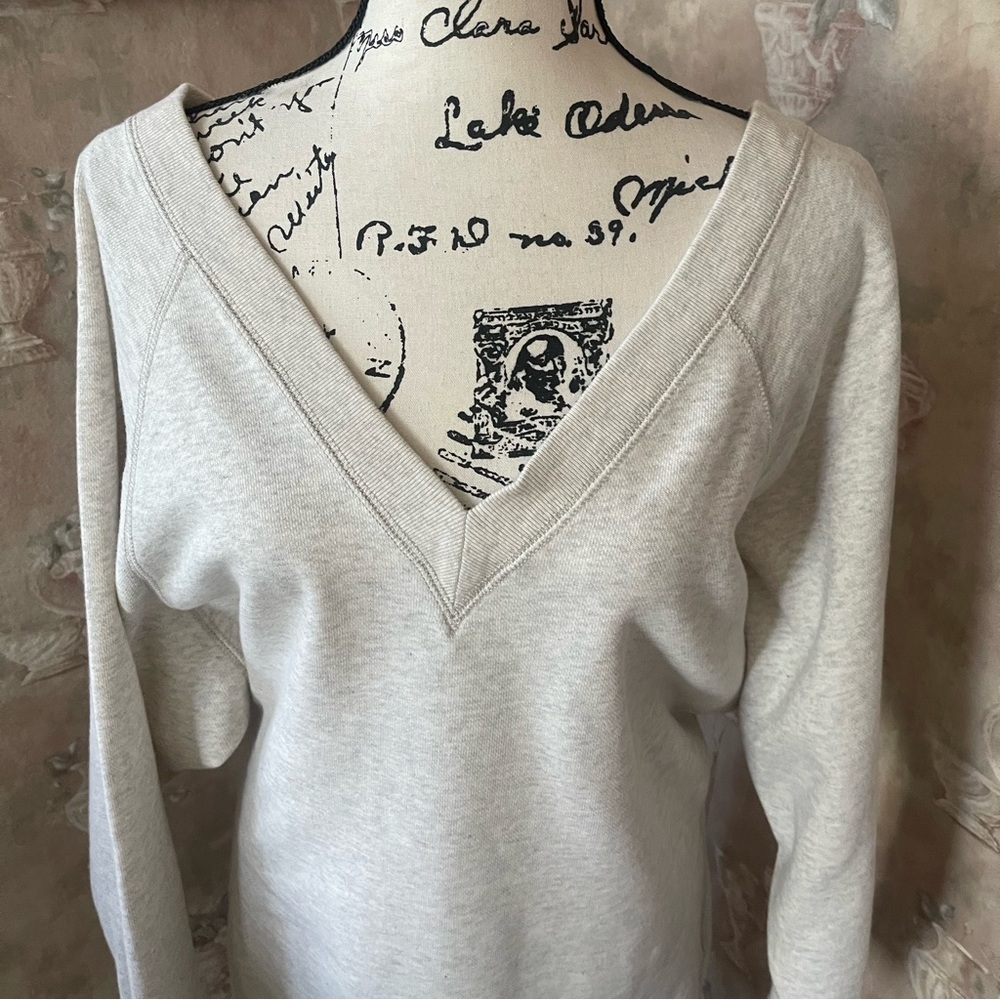 ISABEL MARANT ETOILE MANUELA SOFT GREY MINI DRESS LARGE - Picture 6 of 7